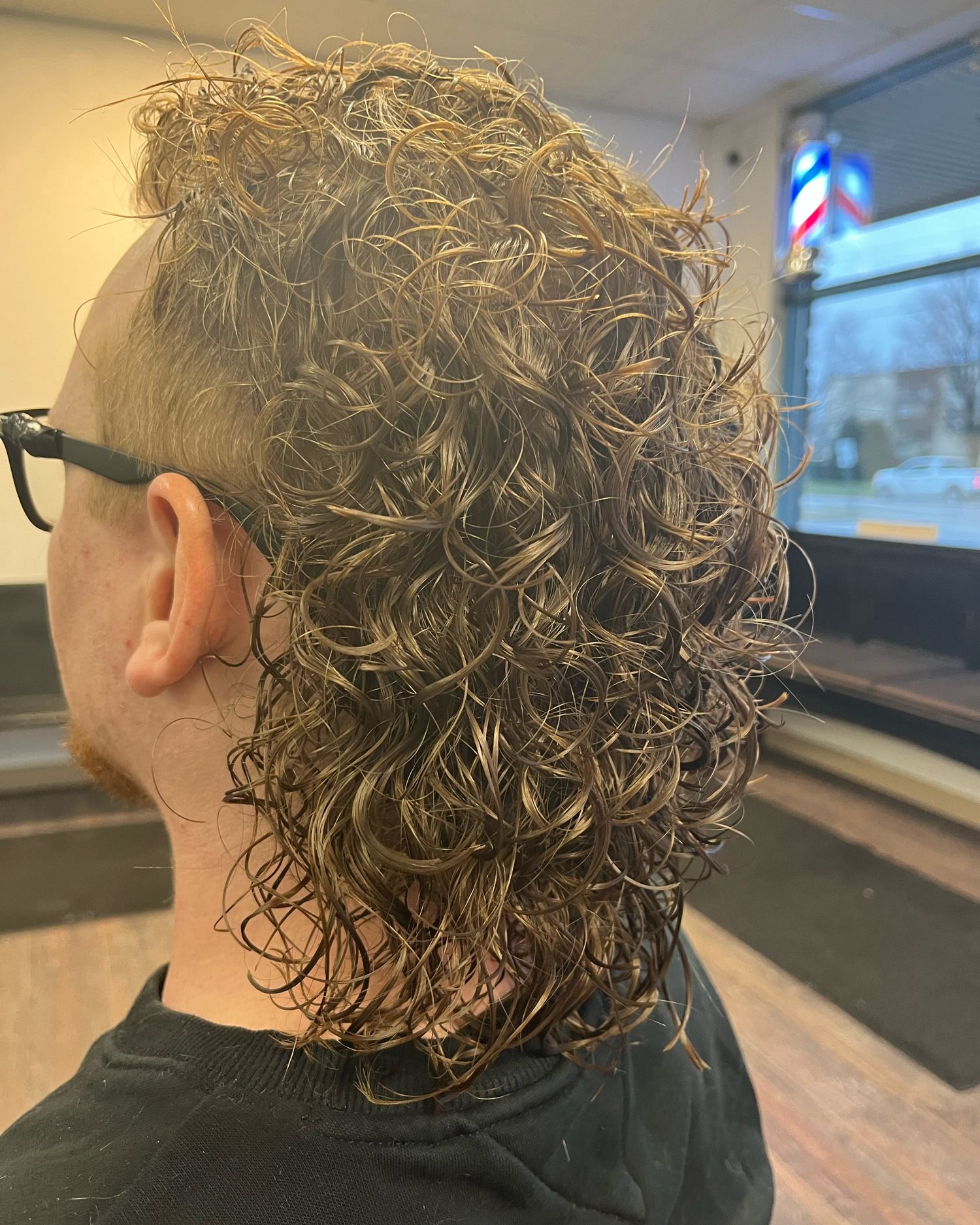 Precision cut at Back To Barbering