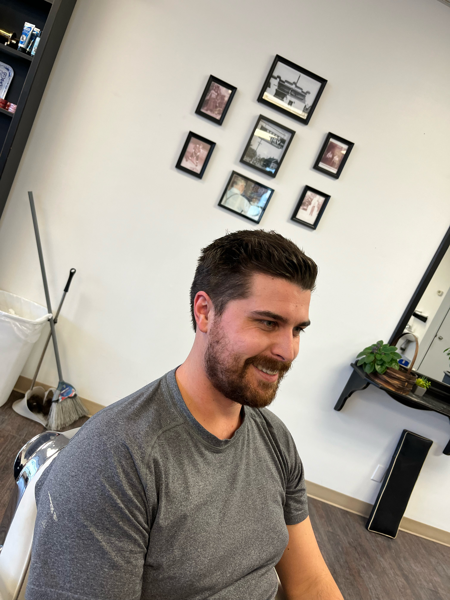 Clean fade at Back To Barbering