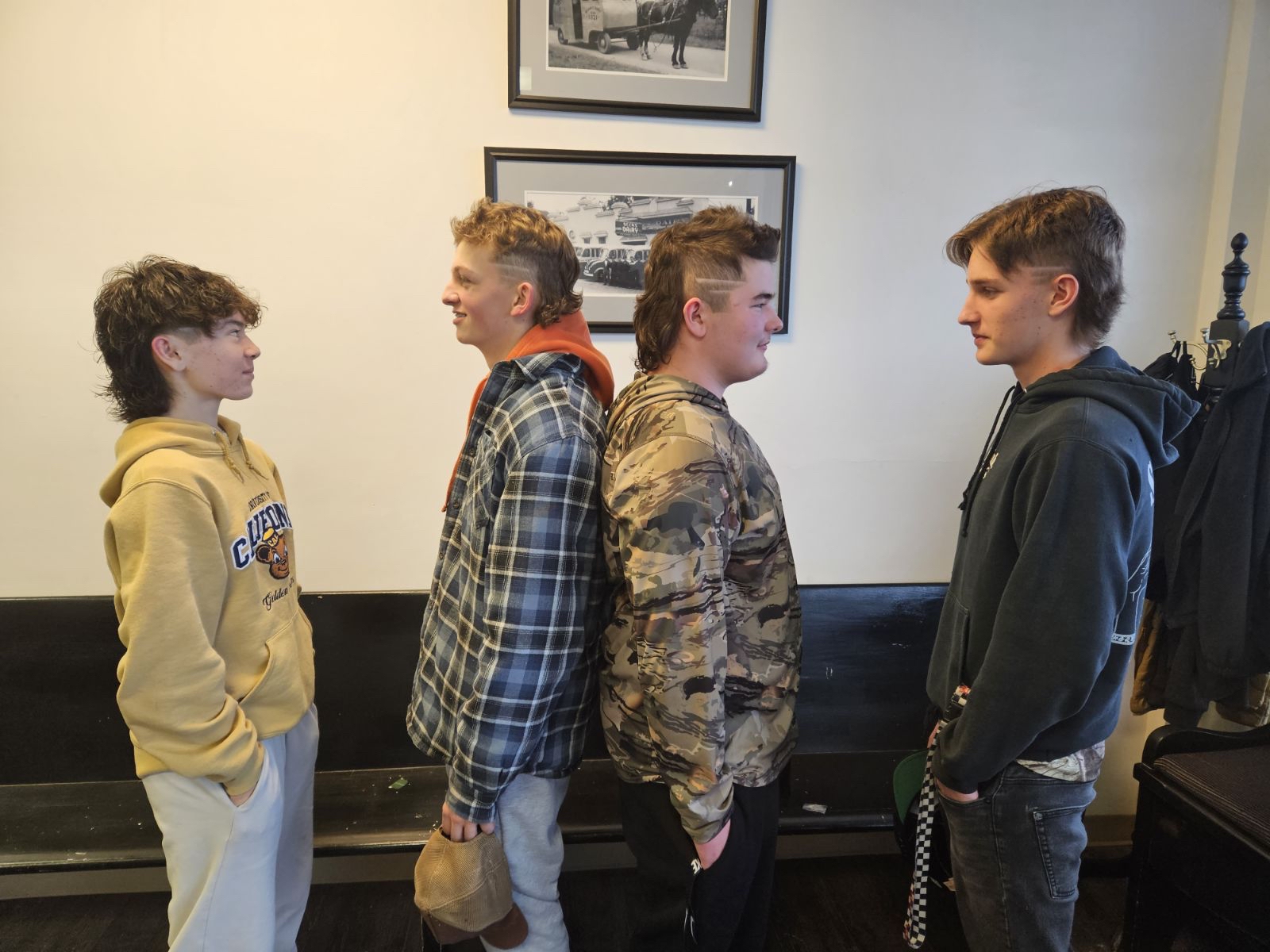 Beard trimming at Back To Barbering