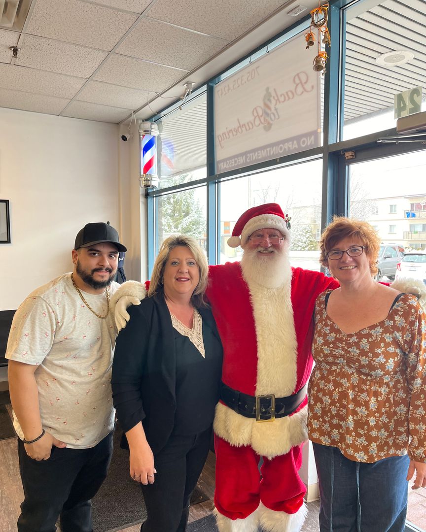 Barber at work at Back To Barbering