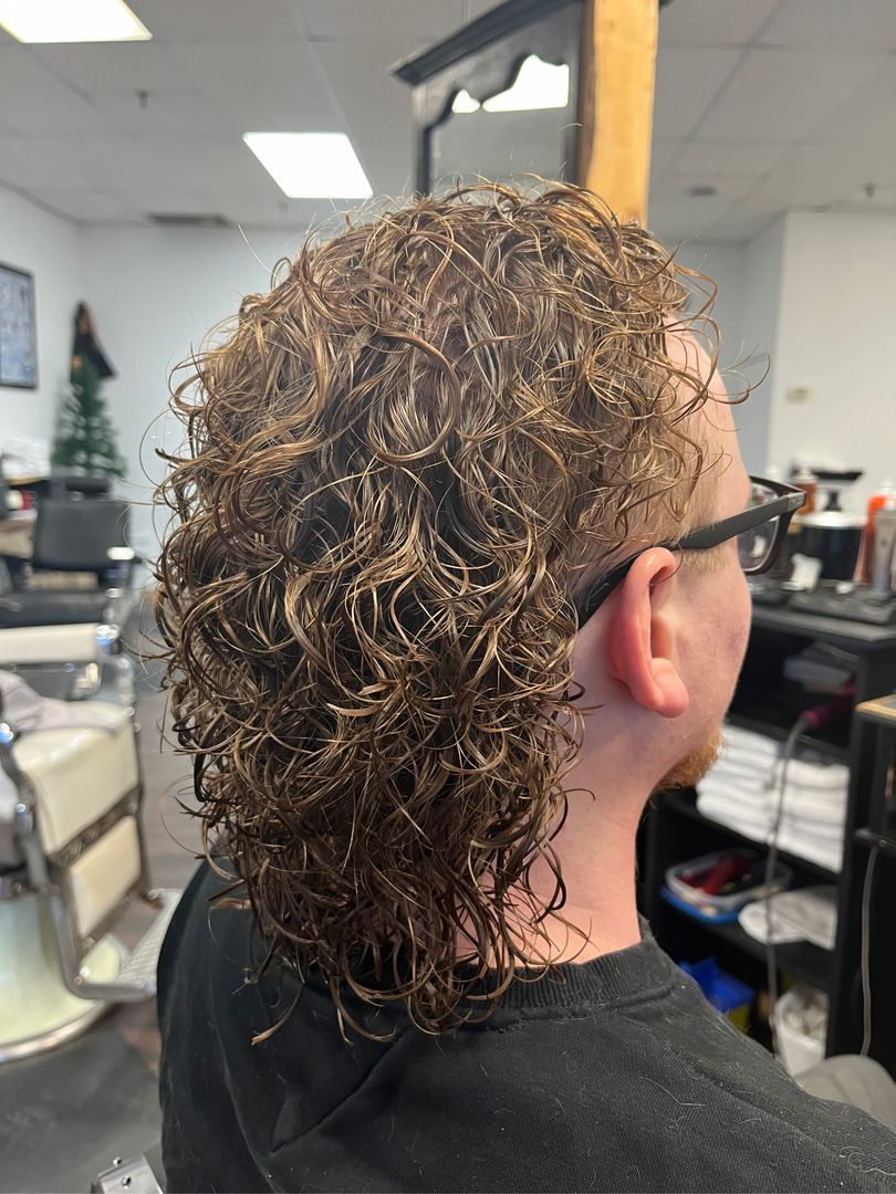 Finished cut at Back To Barbering